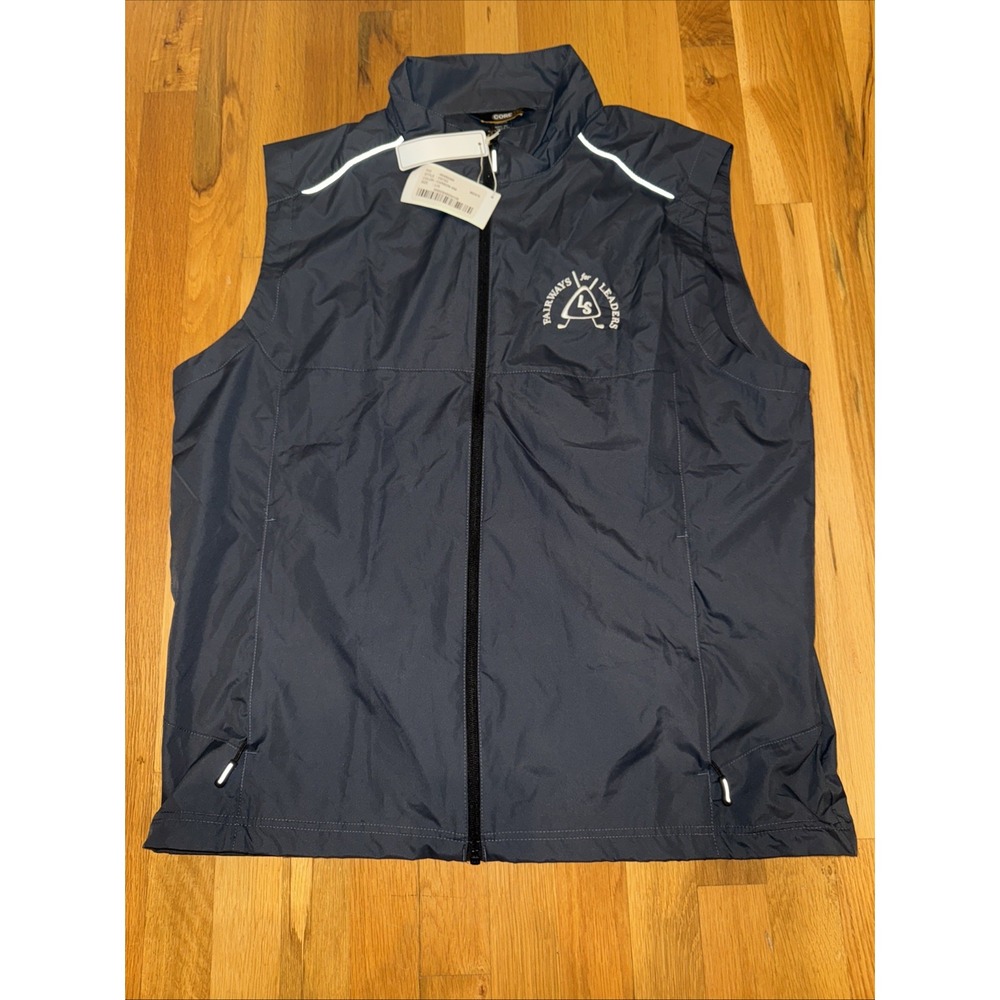 NWT I. Packaging CORE365 CE703 Men's Techno Lite Unlined Vest Carbon Easy Care L